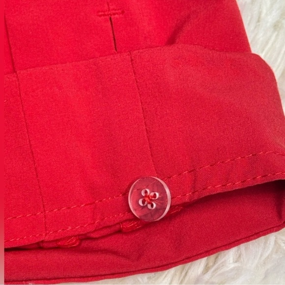 Athleta Tribeca Utility Crop Pants Hibiscus Red Size 16 - Picture 6 of 14